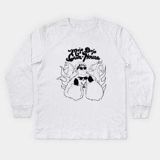 Mojo dojo casa house lineart Kids Long Sleeve T-Shirt